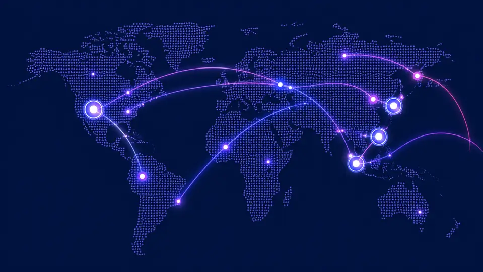 全球加速节点地图